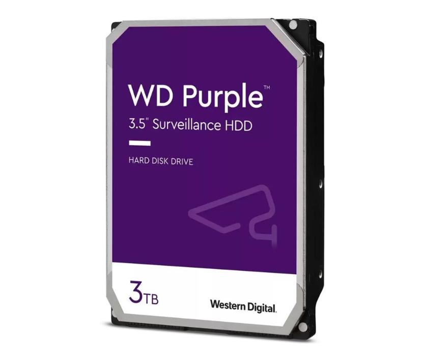 WD30PURZ_WD33PURZ_2024 3TB Festplatte SATA-3 Ideal für NVR DVR Recorder NAS RAID Purple