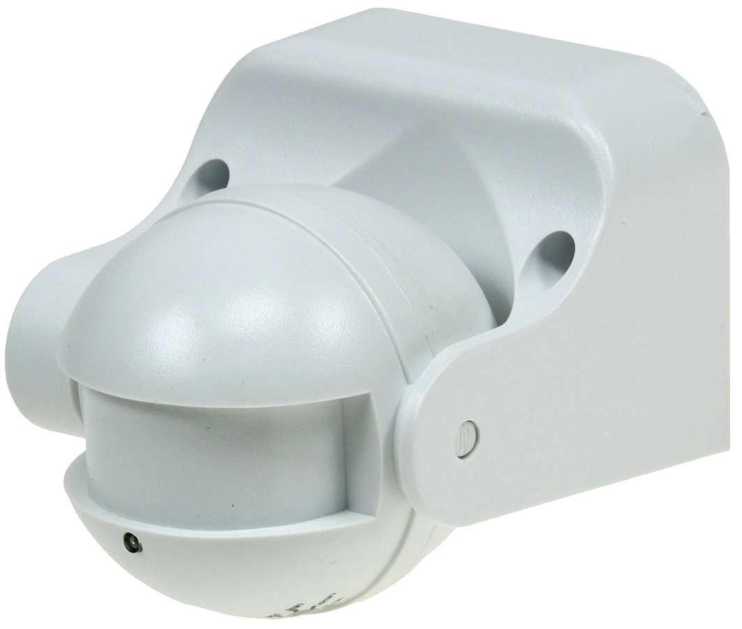 91-485-00060_Bild_01_2020 Bewegungsmelder Aufputz Decke Wand 230V 180grad RW bis 12m bis 1200W
