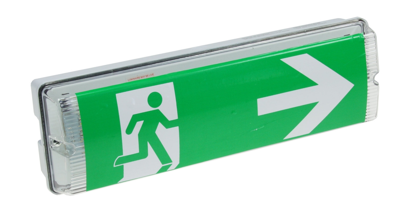 LED_Not_Sicherheitslicht_32-730-02500_OK_2020_08 LED Notbeleuchtung Fluchtweg Not IP65 Sicherheitsleuchte Wandmontage mit Akku