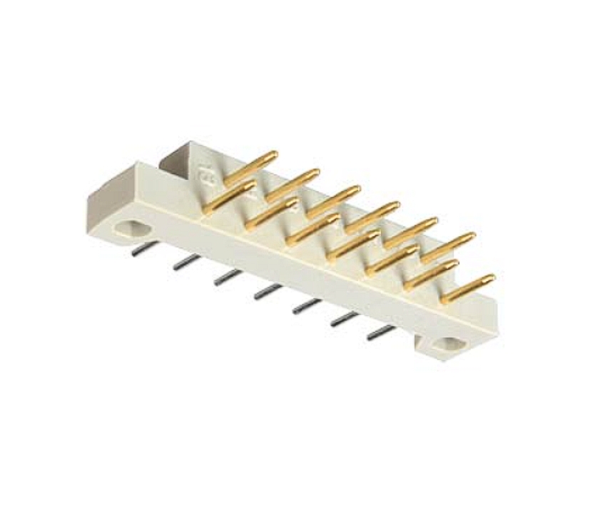 38-878-00012_13pol_stiftleiste_DIN41617_male_male 13pol Stiftleiste gerade RM 2,5mm Serie DIN41617