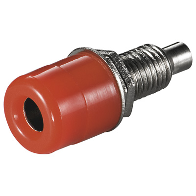 39-850-00030-11734 4mm Bananenbuchse mit Gewinde Rot