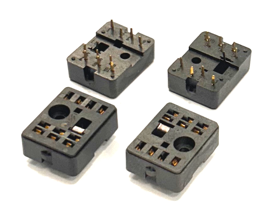 Kammrelaisfassung 10pin Size-1 V23154-Z1001 vergoldete Lötpins für Leiterplatte
