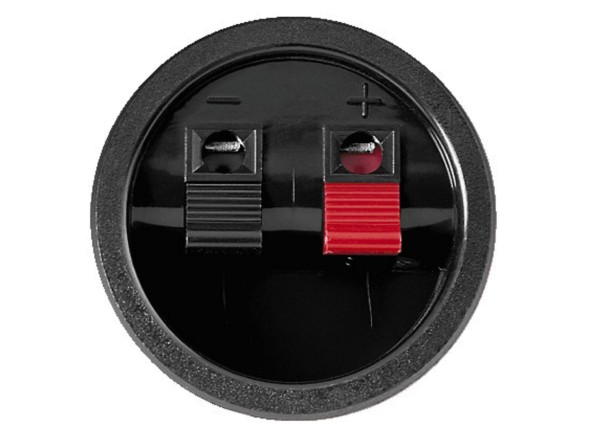 85-776-00145 Lautsprecherterminal Klebeterminal 56mm 2x4,8mm rundes Terminal