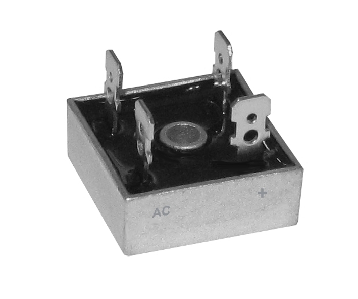 Gleichrichter_Metall_Brueckengleichrichter_2022 25A Gleichrichter bis 700V KBPC2510 Metallbrücke Flachstecker B700C25A