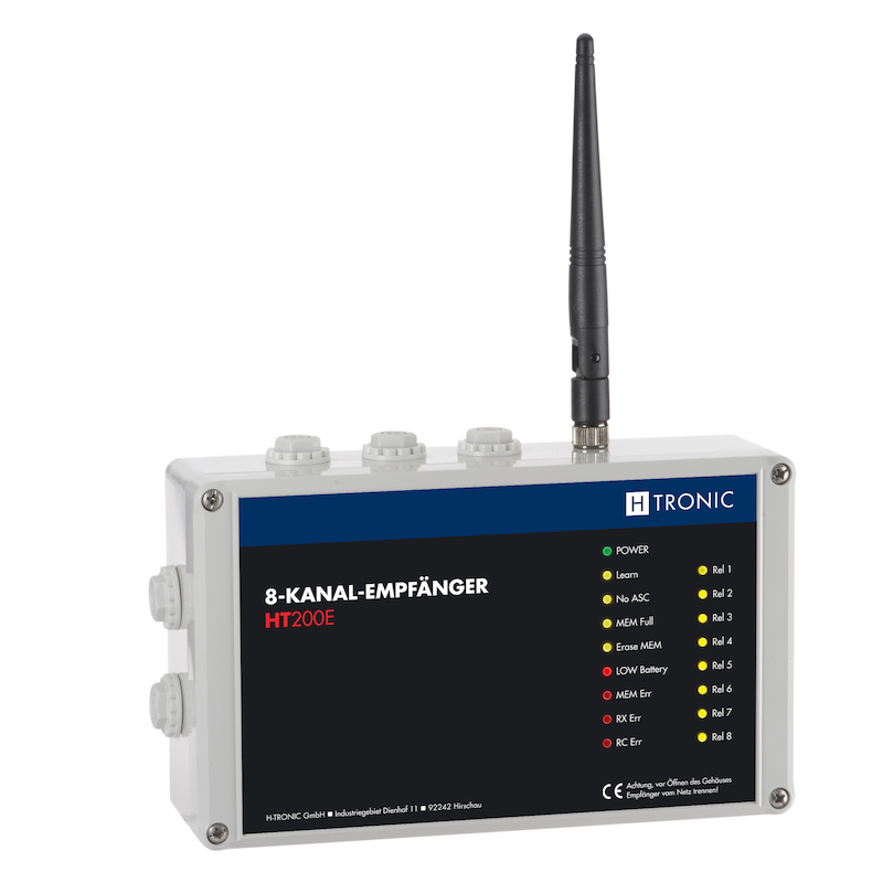 12V Funksteuerung 8Kanal HT8E mit 5A Relais Funkrelais Funkschalter