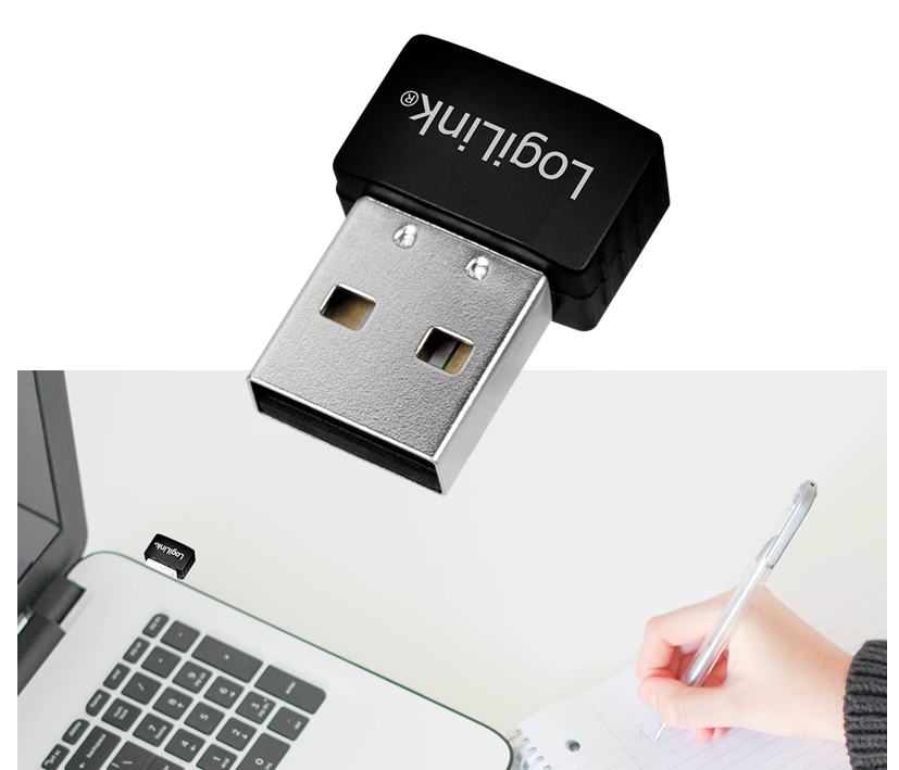 WLAN USB Adapter 600Mbit Mini Wireless WPS AC600