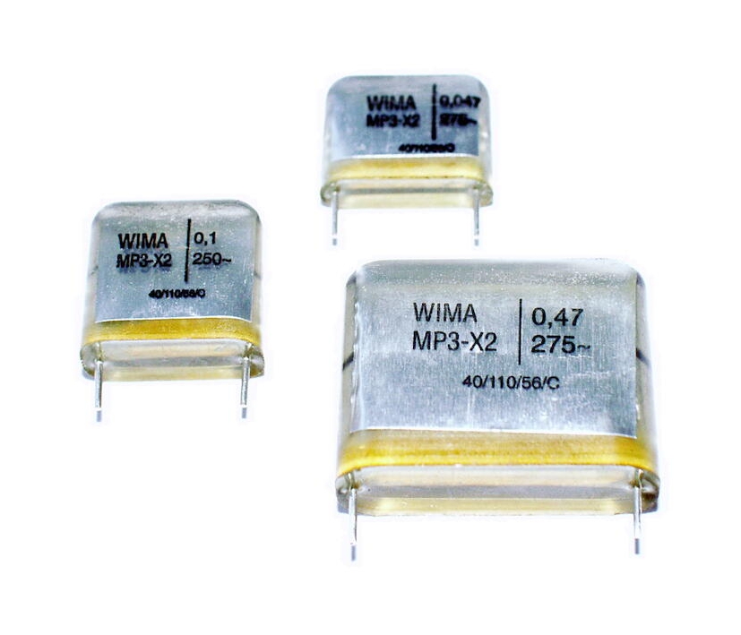 0,33uF 330nF MKP-X2 MP3 Kondensator 275VAC X2 Entstör-Kondensator