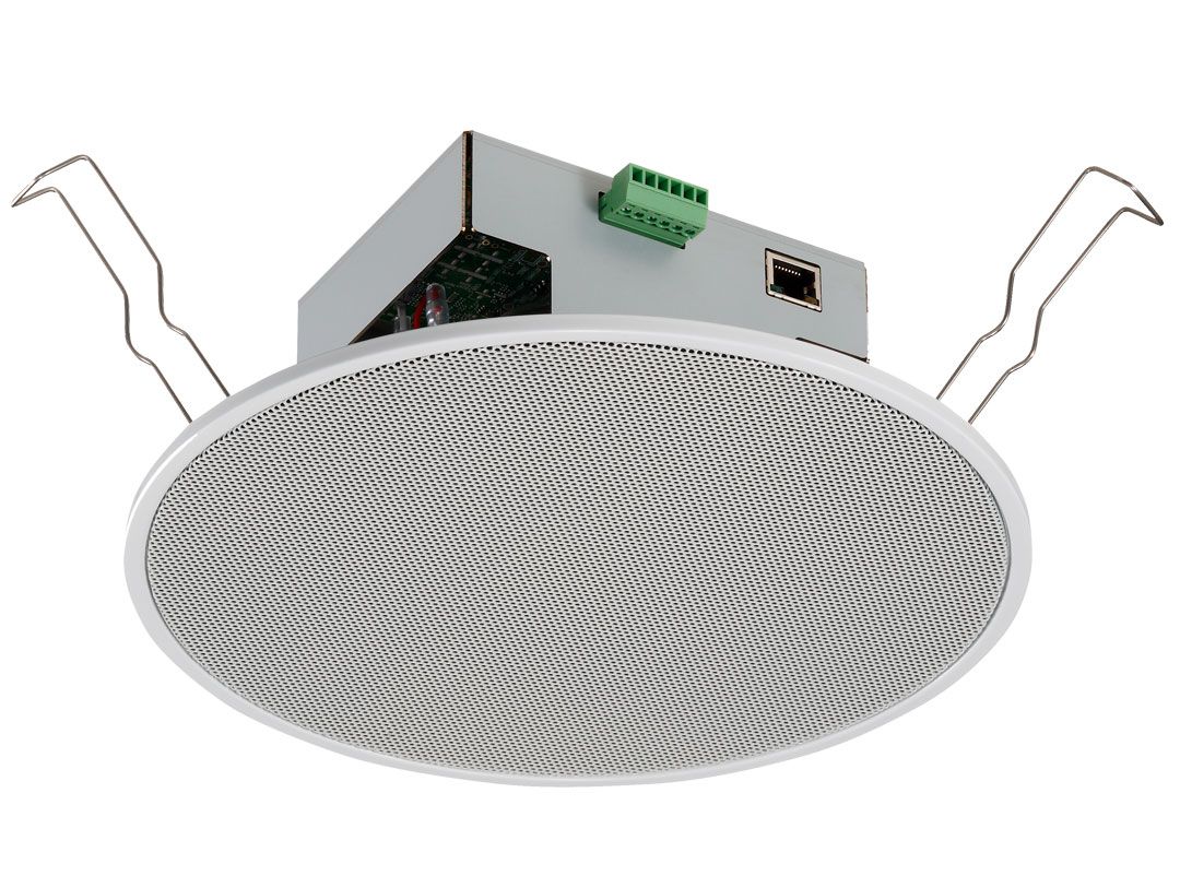 IP-A1PC238_IP-Deckenlautsprecher_TOA PoE LAN Deckenlautsprecher 13W 106dB ONVIF IP-A1PC238 Universal