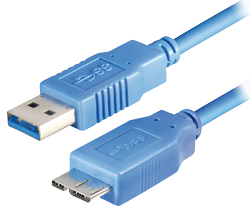 53-682-01400-C139M 2m USB Kabel USB3 Micro B Stecker auf USB A Stecker