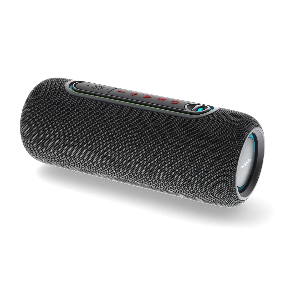 Tragbarer Bluetooth Lautsprecher 30W mit Akku 240min + USB +AUX + RGB-LED + IPX5 Spritzwassergeschützt IN2460