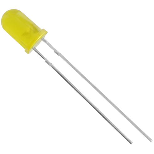 5mm_led_gelb 5mm LED Gelb Standard 20mA 2,4V diffus Gelb
