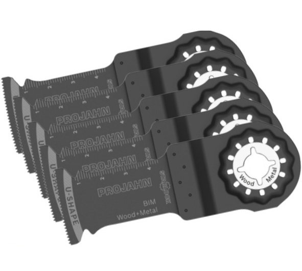 Tauchsaegeblatt-oszillierenden-Multitool-Starlock-OIS-97-905-10160-B7 Sägeblatt Tauchsägeblatt BIM für Metall Holz Kunststoff 5er Pack