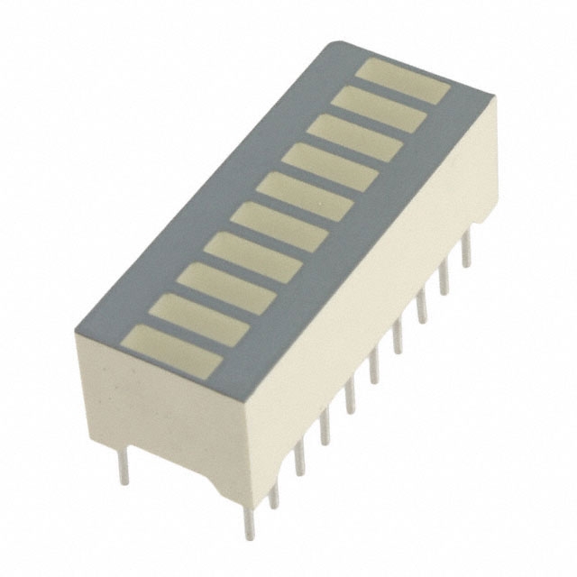 LED Band 10-fach LEDs quer DIP20 GELB 9mcd DC10YWA LED Band 10-fach LEDs quer DIP20 GELB 9mcd DC10YWA