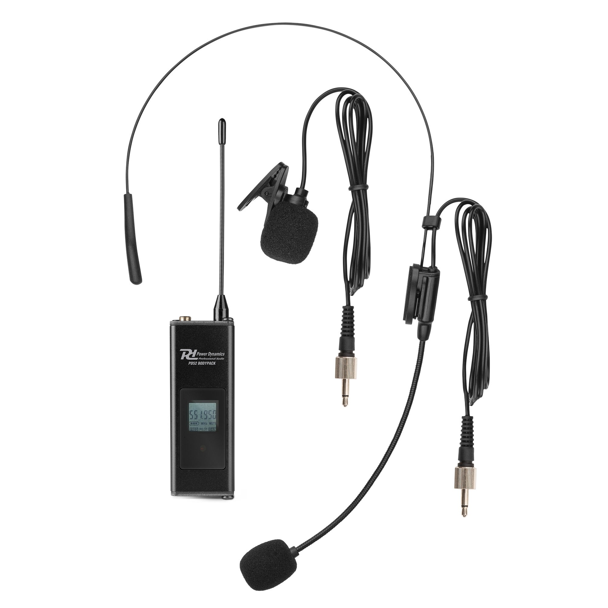 Funkmikrofonset PD528 inklusive 8 Bodypacks mit Headset-Mikrofon