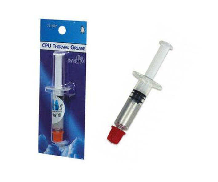 Wärmeleitpaste 1,5g Spritze Universal Silberfarben