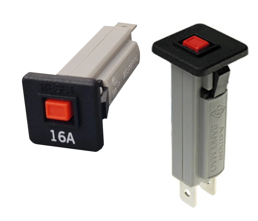 16A Schutzschalter Sicherungsautomat Thermal Circuit Breaker Kopf 18,5x18,5mm