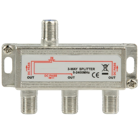41-152-00050-SAT-Verteilerh7IcmBycyo3Jo Antennen Verteiler 3-fach Verteiler SAT TV DAB DVB-T über F-Stecker