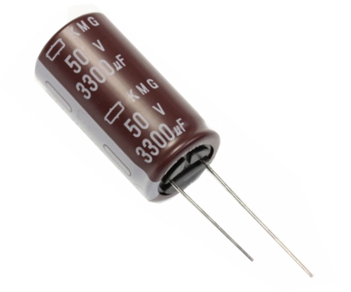 Elko_3300uF_50V_radial_25-716-00131_2024 Elko 3300uF 50V radial H37x18mm RM7,5