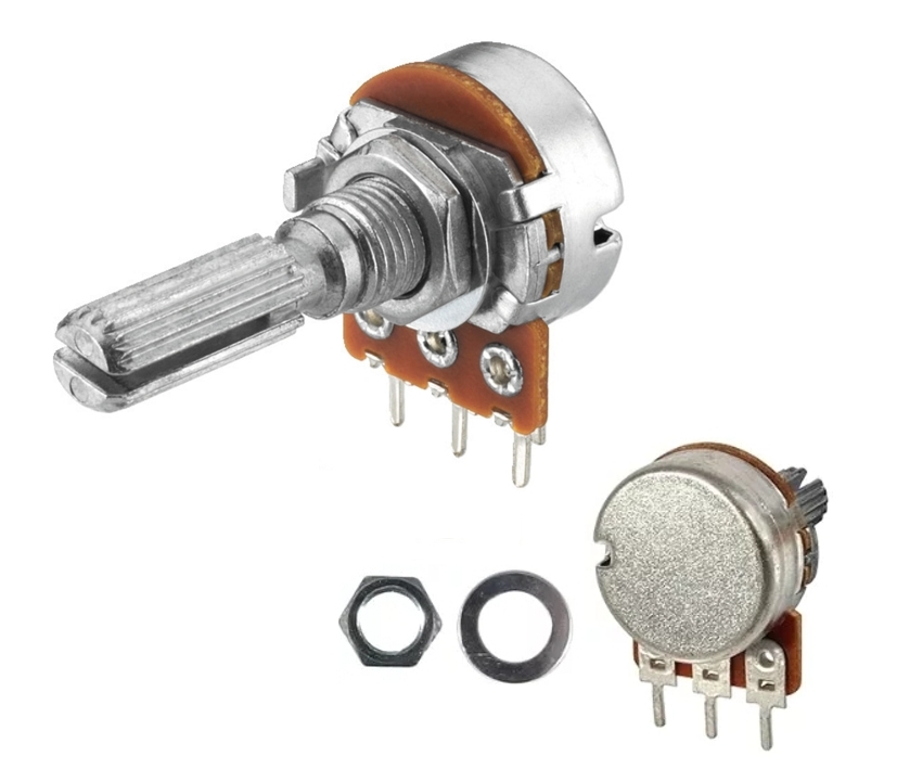 100Kohm LOG Japanpoti Mono 100K 6mm Achse Achslänge 16mm 100Kohm LOG Japanpoti Mono 100K 6mm Achse Achslänge 16mm