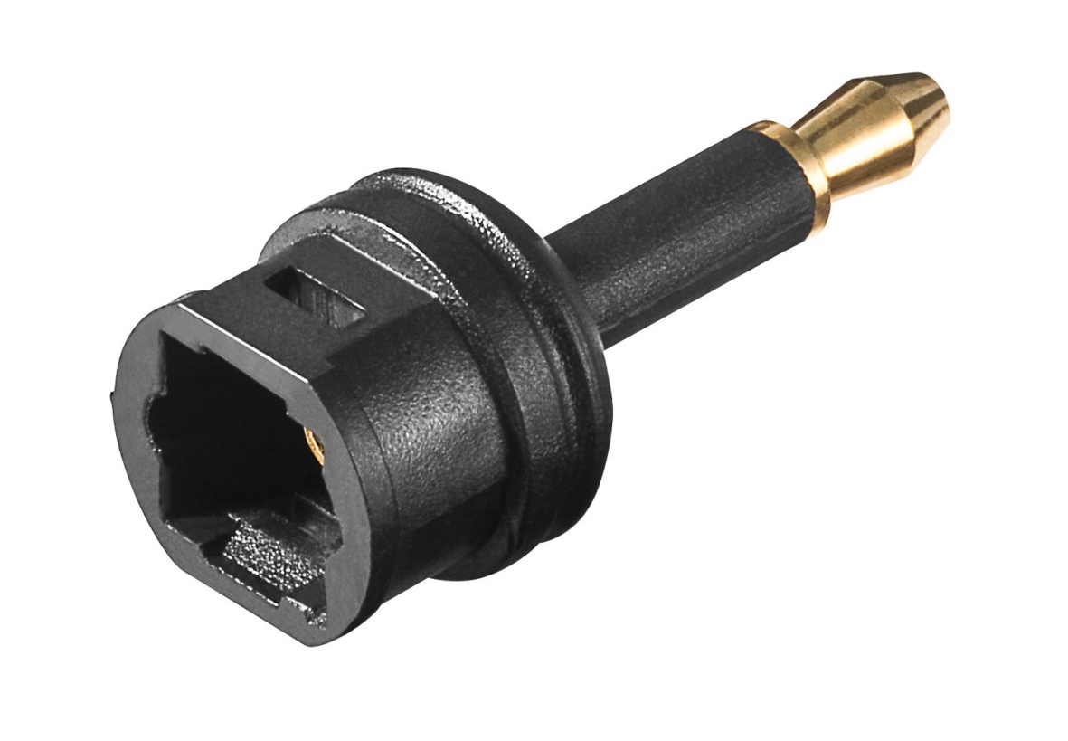 Toslink-Adapter-42-682-00285 Toslink Adapter Toslinkbuchse auf 3,5mm Klinkenstecker