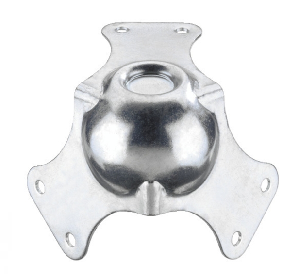Kugelecke_Metallecke_70mm_85-772-00230 Ecke Kugelecke Schutzecke 70x70x70mm stapelbare Stahlkugel-Ecke