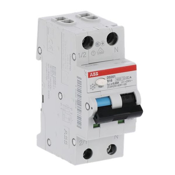 16A FI-Schutzschalter 30mA Fehlerstromschutzschalter 16A 1pol 30mA