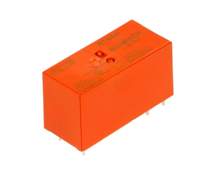 47-826-00675_schrack_Relais_01jsJfkTp4Ma9c7 Relais 12V DC Spule 2xEIN 2xSchliesser je 8-10A 250V RT-Serie