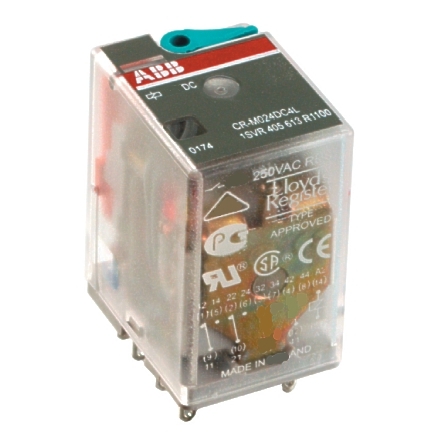 ABB-Relais-47-826-00645 Relais 100-140V DC Spule 2xWechsler ABB CR-M125DC2 1SVR405611R8200