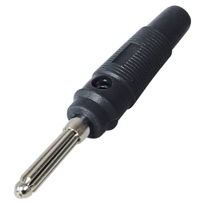 39-850-00023-sb8r-2012NTBXnQ0bECT1N 4mm Bananenstecker Schwarz gummiert Federkontakte