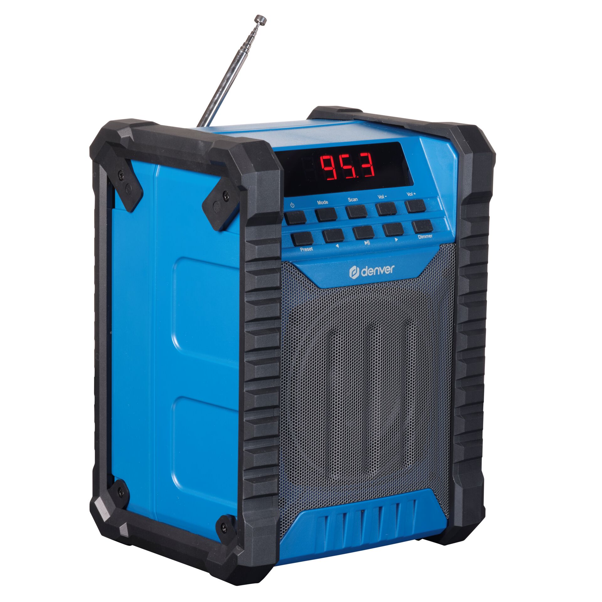Baustellenradio Outdoor Musikanlage mit Akku Radio Bluetooth USB-C mit 100Watt Musikleistung 
