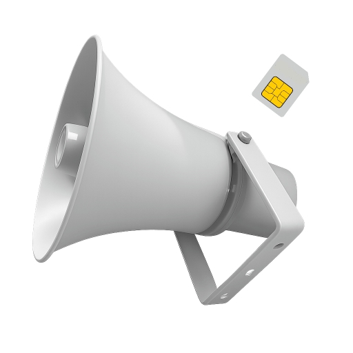 Aktiver Mobilfunk 4G SIM Outdoorlautsprecher mit 30W Verstärker 12VDC aktiver IP56 Hornlautsprecher Aktiver Mobilfunk 4G SIM Outdoorlautsprecher mit 30W Verstärker 12VDC aktiver IP56 Hornlautsprecher