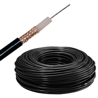 42-710-00155-RG11-Koaxkabel-b2 100m Koaxkabel RG216 75-ohm 11mm Schwarz Videokabel HF-Kabel