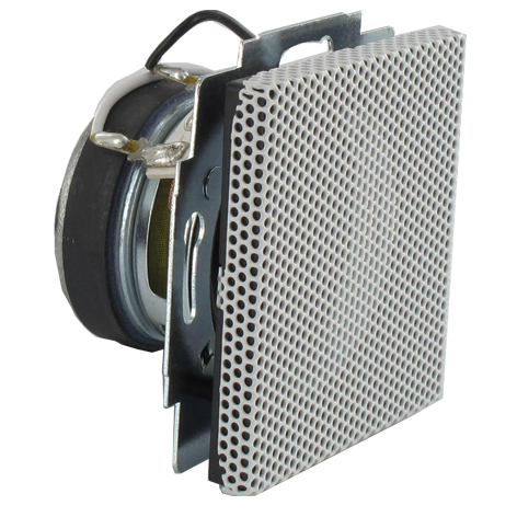 Steckdosen Lautsprecher 8-Ohm Reinweiss Busch-Jäger mit 64x64mm Innenrahmen