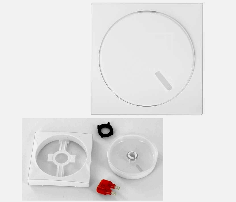 99-300-03015_Drehknopf_zu_KLEIN-KG55_BJ-Balance-SI_OKLFs76nXaiR1yf Dimmerknopf mit Blende 55x55mm Reinweiss V55 KG55 für 6mm Achse