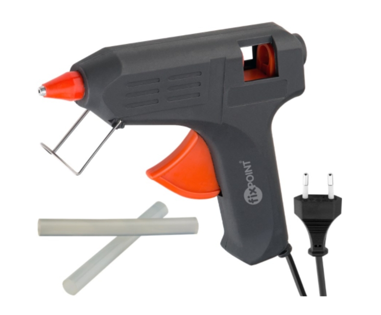 44-790-00500_Heissklebemaschine Heissklebepistole 230V 40Watt mit 2x11mm Klebesticks