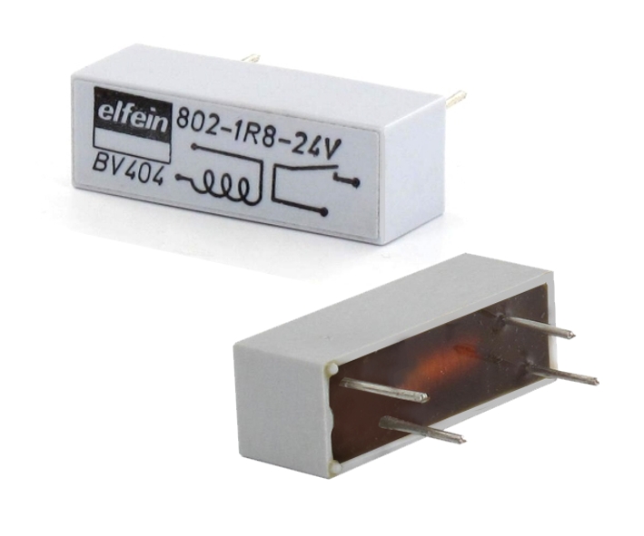 47-826-00300_B2020 Relais 24V DC Spule 1x Schliesserkontakt 30x10x10mm Einsetzbar 12V 15V 18V 20V 22V 24V 26V 33V 36V