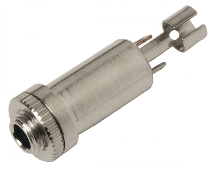 39-859-00012 2,5mm Klinkenbuchse Stereo Einbaubuchse Metall