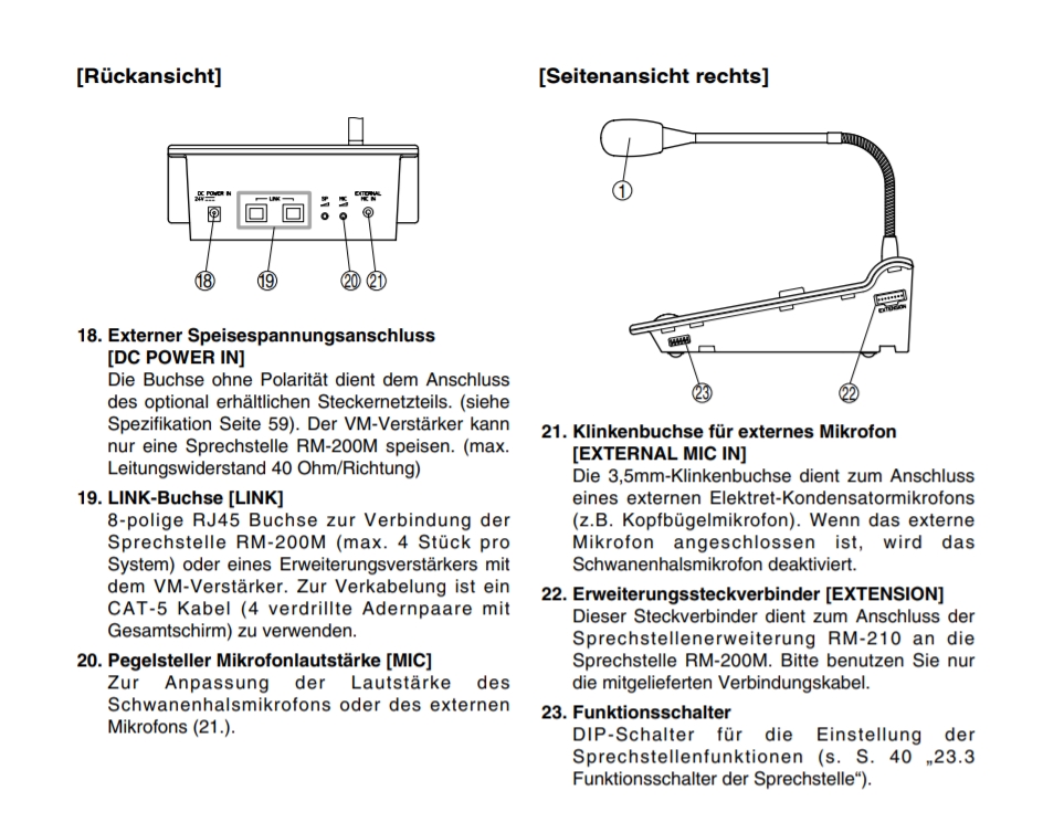TOA_RM200M_S_Tischmikrofon_2021_B7_88-799-00850