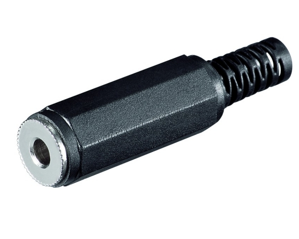 2-5mm-Stereo-Klinkenbuchse-39-859-00045 2,5mm Klinkenkupplung Stereo Kunststoff