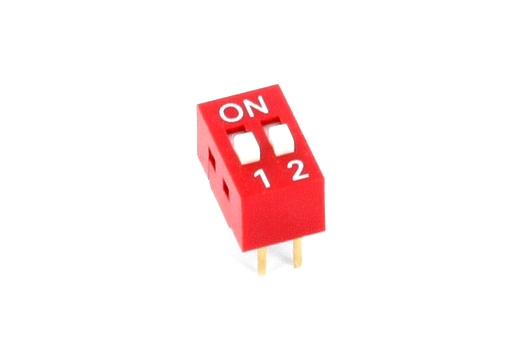 DIP-Schalter-2pol-RM254-Schiebeschalter-95-835-00200 2pol DIP Schalter