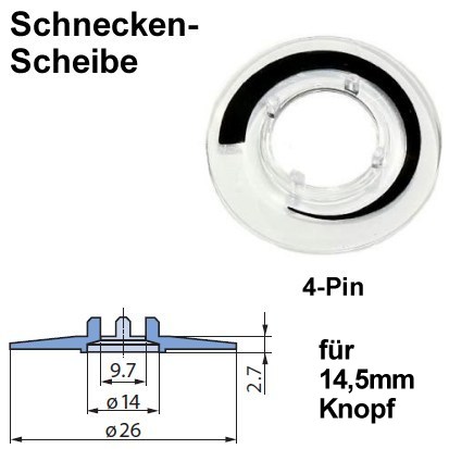 51-705-06020-Plexischeibe-schneckenscheibe-02 Schweifscheibe zu 14,5mm Knopf