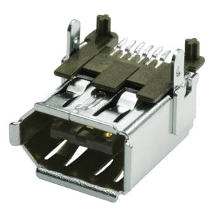 FireWire Buchse 6pin Printversion SMD/SMT IEEE1394 FireWire Buchse 6pin Printversion SMD/SMT IEEE1394