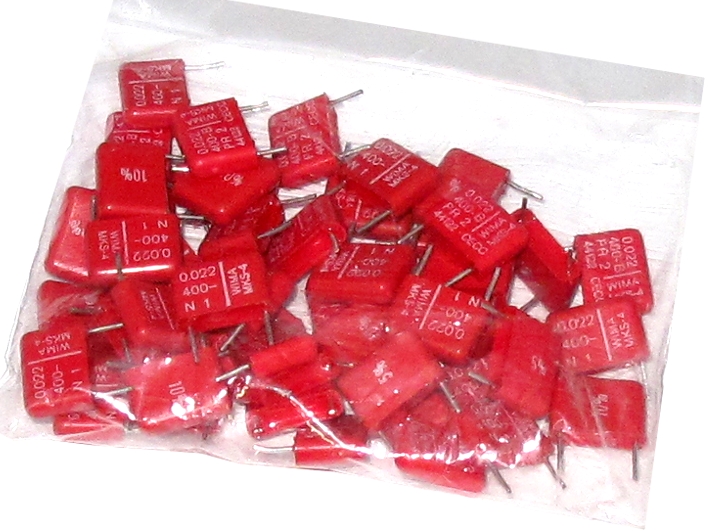 MKS4_29-719-00057 0,022uF 22nF 400V MKS4 Kondensator RM 10mm 50-Stück-Pack