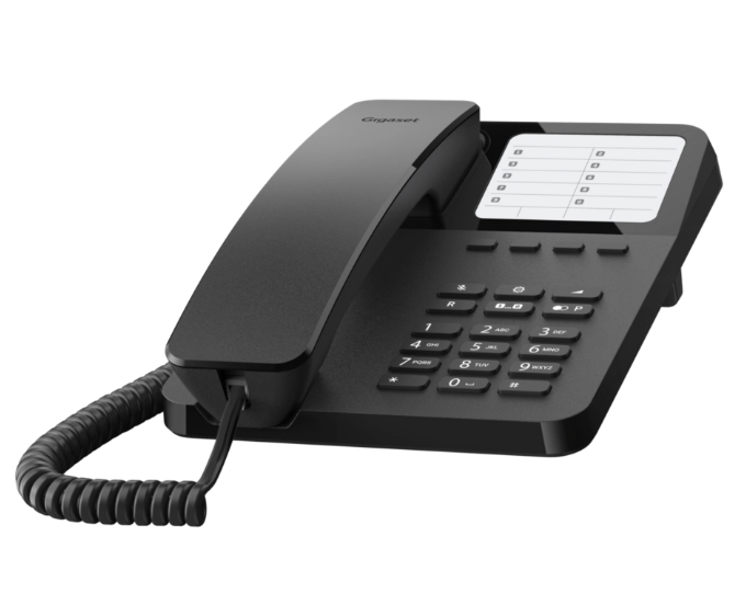Wandtelefon_Gigasset_DESK400_74-884-00970 Telefon Wandtelefon Hörgerätekompatibel Gigaset DESK400 TAE