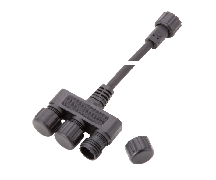 39-855-00870_Trafoadapter Trafo Kabel mit 3-fach Verteiler 200mm Trafo Anschlusskabel Trafoadapter 15mm-Serie