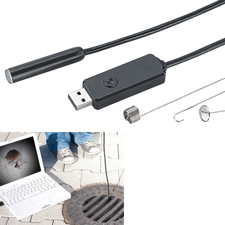 79-224-00879-20555-Bild02vIDCvS4bKuBOe HD USB Kamera Endoskop mit LED Licht und 7m Kabel Inspektionskamera APP für Handy