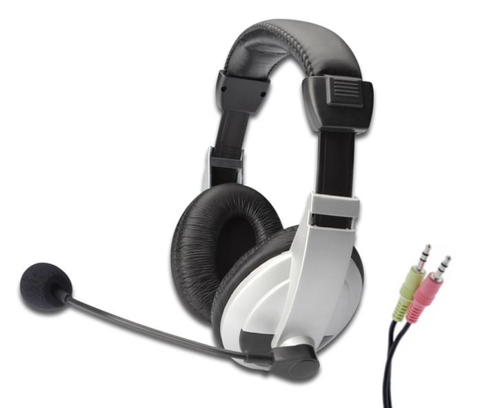 Notebook_Headset_Homeoffice_64-810-00071_B2 Multimedia Headset Kopfhörer mit Bügelmikrofon und 2x3,5mm Klinkenstecker