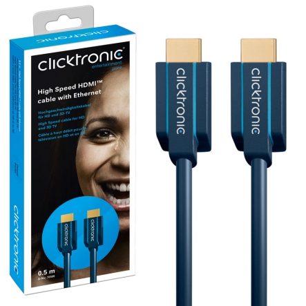 53-682-04630-clicktronic-HDMI-2015 1,5m HDMI Kabel 1.4 mit ARC 3D 4K2K HD HDCP CEC HEC Ethernet OFC