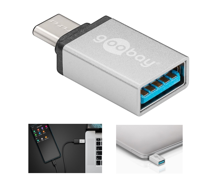 53-682-00835_USB-C_Adapter_USB3_B0 USB Adapter USB-C Stecker auf USB3.0 Buchse - OTG kompatibel