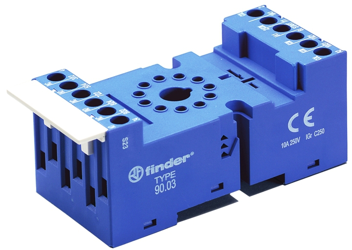 F9003-Finder-Fassung-47-827-00010 Relaisfassung DIN Schiene 9003 9073 zu 6013 zu 11pol Relais